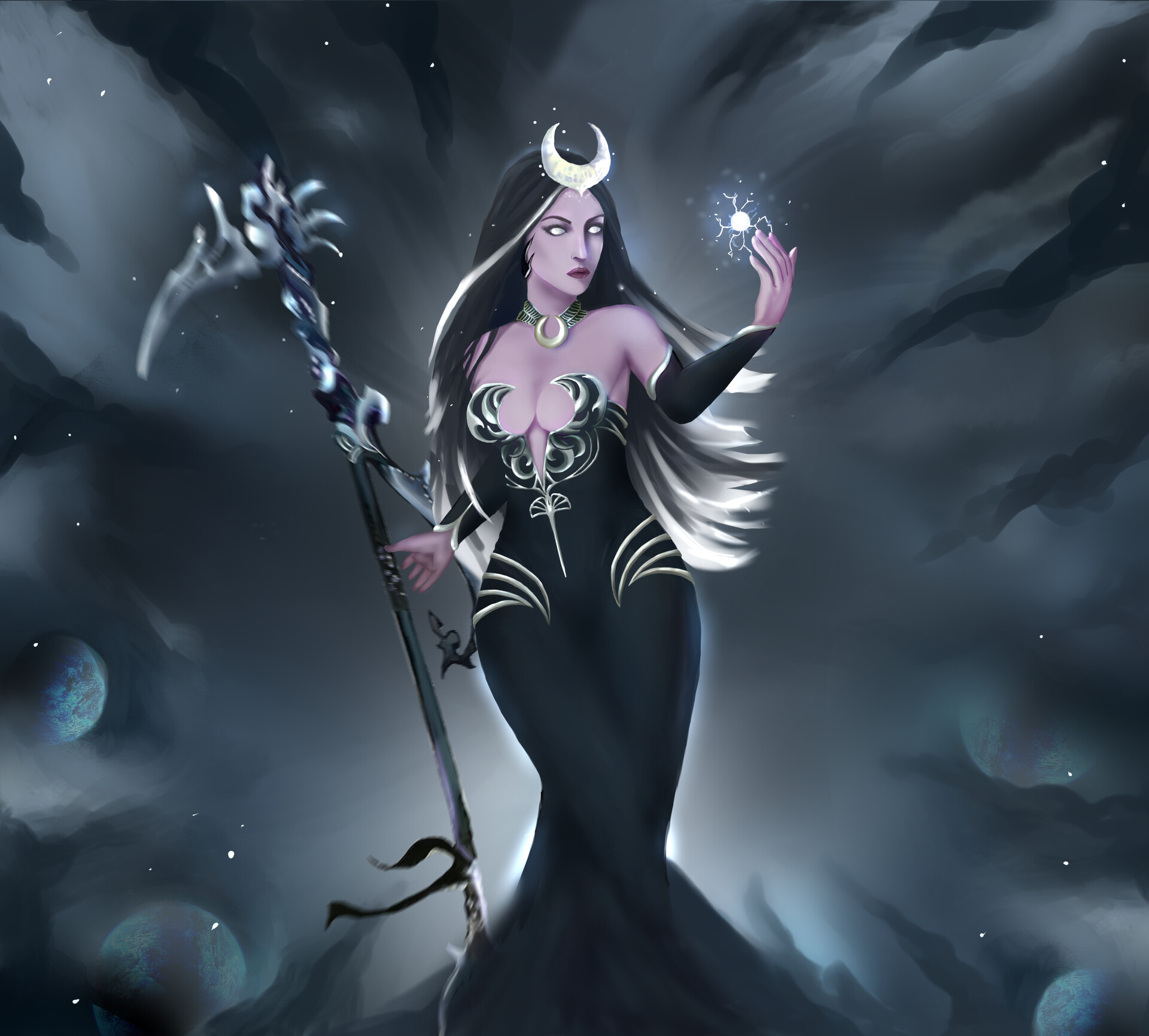 Nyx, the Ancient Greek Goddess of the Night 