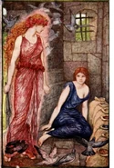 Illustration of Aphrodite and Psyche by Henry Ford.