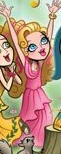 Illustration of Aphrodite in the kids book series, Goddess Girls