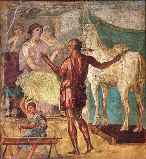 640px-Pompeii - Casa dei Vettii - Pasiphae