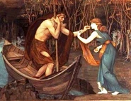 Psykhe paying Kharon for a ride