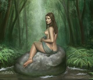 Naiad on a Rock