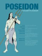 Poseidon, drawn by author George O Connor.