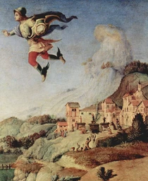 Perseus frees Andromeda, by Piero di Cosimo, 1515 (Uffizi)