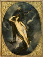 Nyx, Night Goddess by Gustave Moreau (1880)