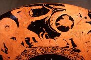 Heracles and Geryon (Red Figured Kylix)