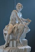 Hephaestus at the Forge by Guillaume Coustou the Younger (Louvre)