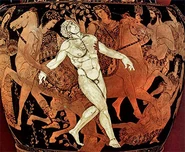 The Argonauts kill Talos the metal giant