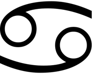 Cancer's astrological symbol