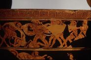 Heracles Fighting Amazons During His 9th Labor