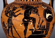 Herakles Returns With The Erymanthian Boar.