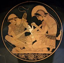 Akhilleus Patroklos Antikensammlung Berlin F2278