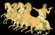 The Chariot of Zeus, from an 1879 Stories from the Greek Tragedians by Alfred Church.