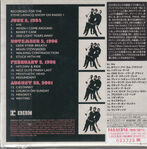 BBC Sessions - CD Back Cover (Japanese version)