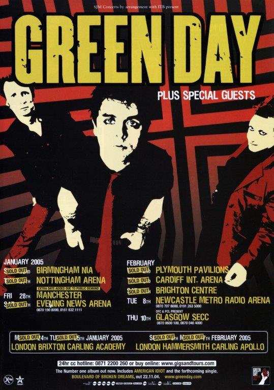 American Idiot World Tour | Green Day Wiki | Fandom