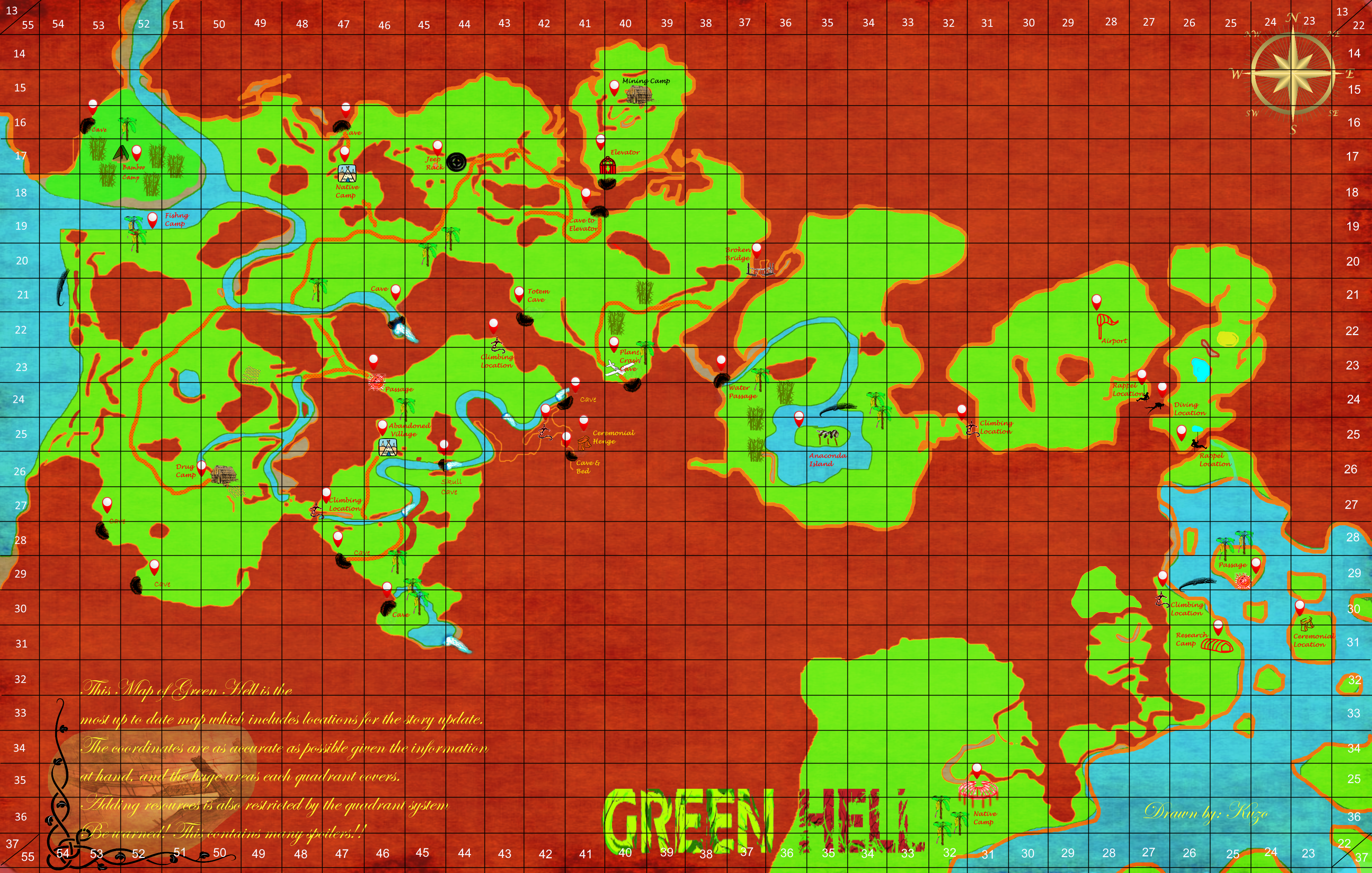 green hell locations
