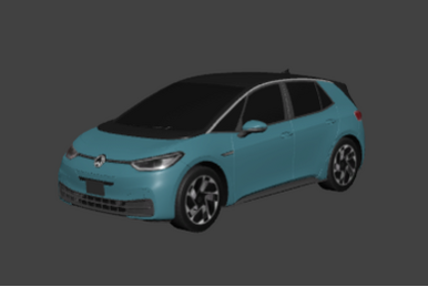 2022 Volkswagen ID.4 AEB Test! - Roblox Greenville 