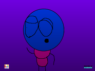 A frame of Jeff Guy who was originally going to be a character of the show but was scrapped.