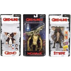 2 Gremlins Figurines - Gizmo and Red Mohawk Gremlin