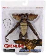 A generic Brown Gremlin NECA figure in his packaging.