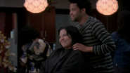 Callie Torres and Hairstylist