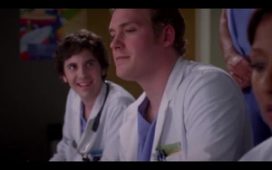 Intern Pierce Halley (right)