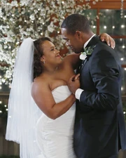 Bailey y Ben en su boda.