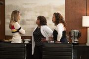 Meredith informs Bailey and Catherine on what she did.