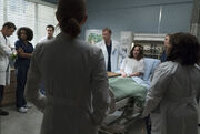 Amelia tells her loved ones that she loves them before her surgery.
