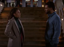 Maggie y Winston se despiden.