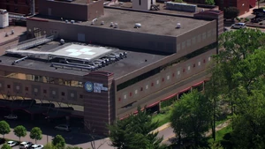 An aerial shot of the facility featured in .