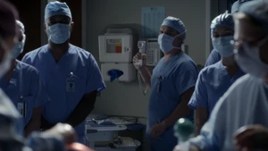 OR Nurse (center)