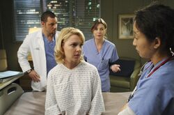 Izzie gets treated for her cancer.