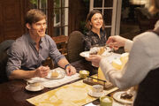Amelia and Link have dinner with her sisters.