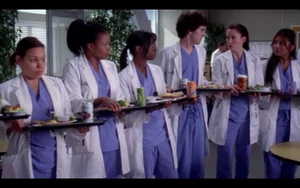 Intern Laura (third from left)