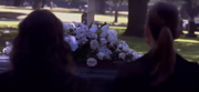 Cristina en el funeral de Derek