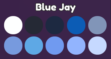 blue jay Color Palette