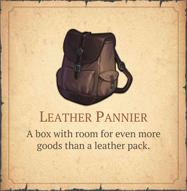 leather pannier