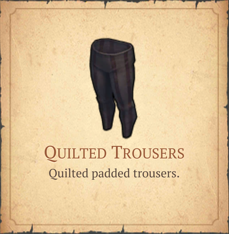 Quilted Padded Trousers