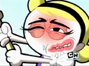 Mandy tries smiling.