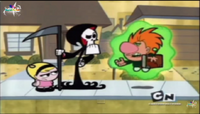 Yog-Sothoth-Possessed Billy, Mandy and Grim