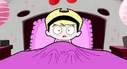 Mandy in her bed