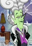 Baron Von Ghoulish in Billy and Mandy save Christmas.