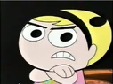 Mandy in the intro for Grim & Evil.