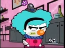 Mandy as a clown