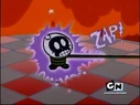 Mandy getting zapped by Nergal.