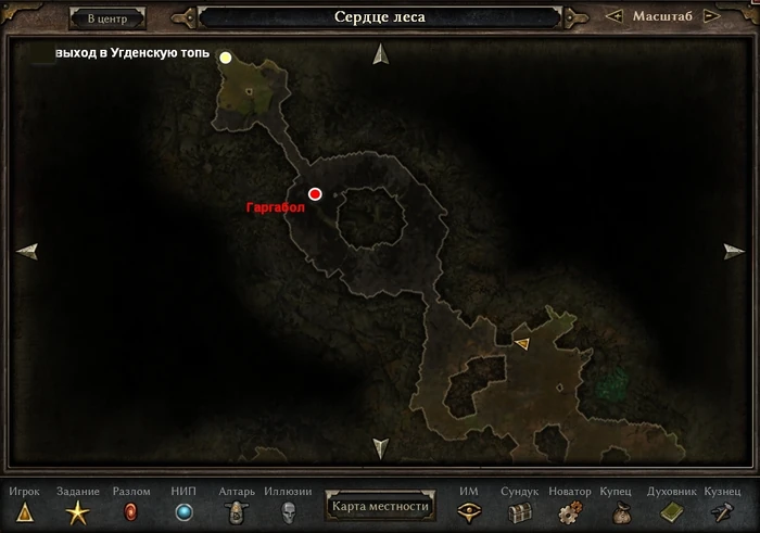 Grim dawn сила в кругах карта