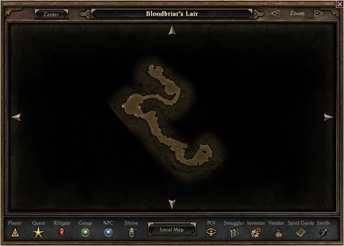Inner Bloodbriar's Lair map