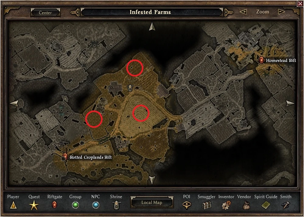 Grim dawn карта мира