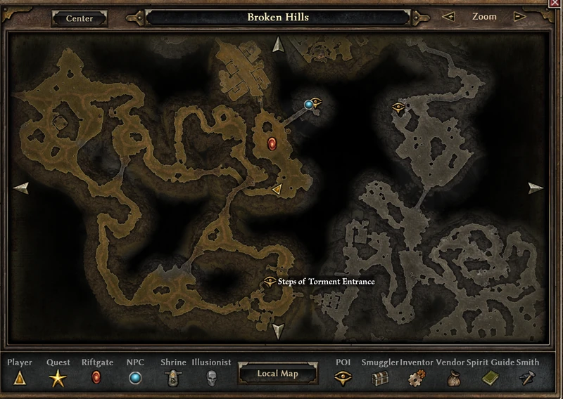 Steps of torment entrance location